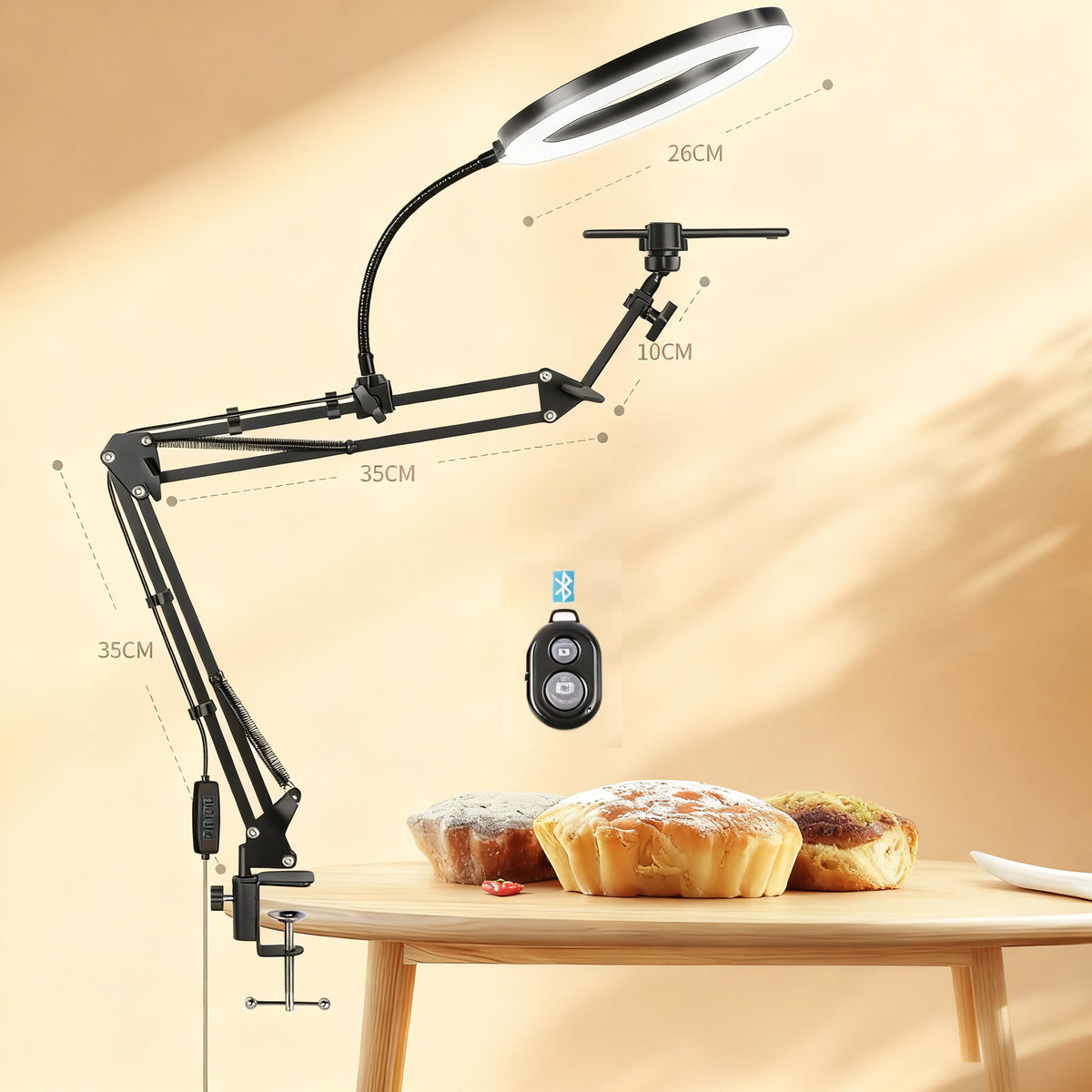 Selfie-Stativ mit Gimbal und Gesichtsverfolgung