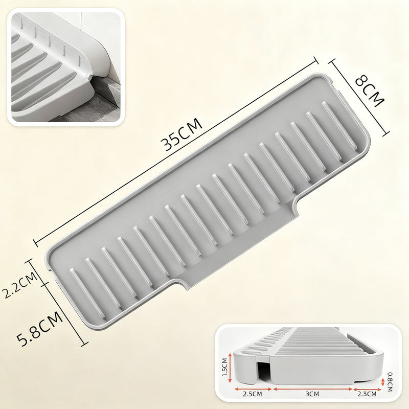 Silikon-Abtropfmatte für Spüle und Waschbecken