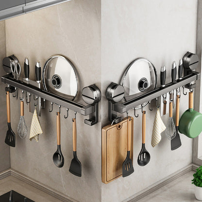 Küchen-Hängestange mit Haken für Utensilien