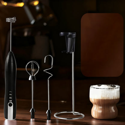 Elektrischer Milchaufschäumer, USB-C, mehrere Funktionen