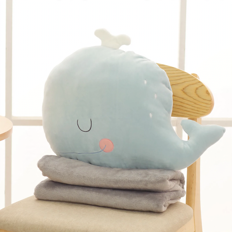 Plüsch-Krabbe, Kuscheltier und Kissen in einem