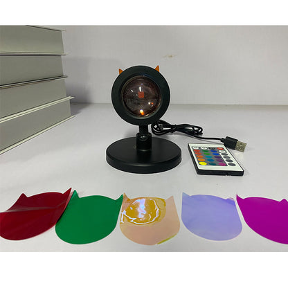 RGB-Sonnenuntergangslampe mit Farbwechsel