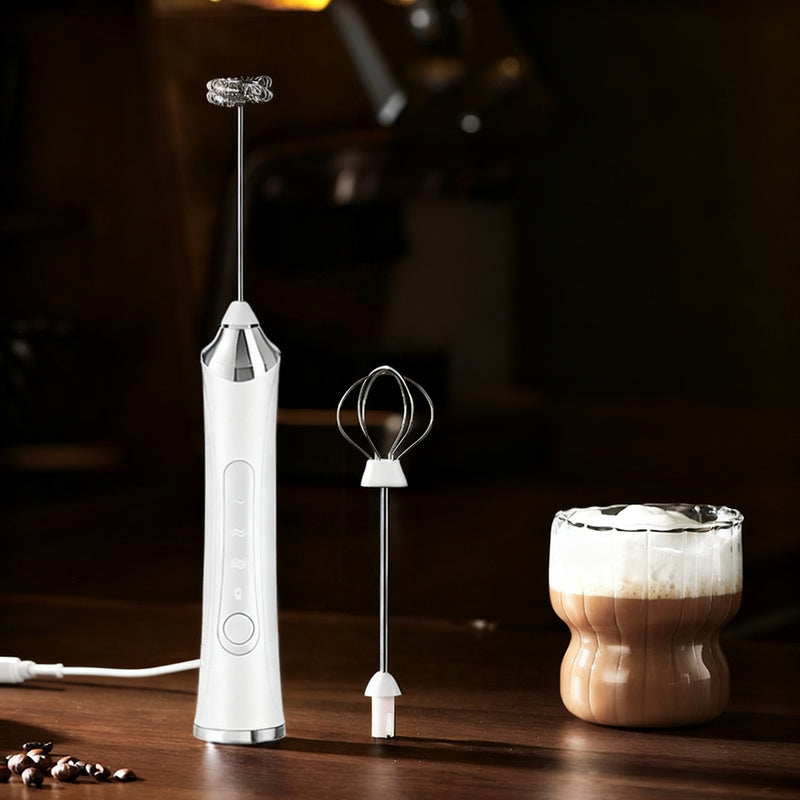 Elektrischer Milchaufschäumer, USB-C, mehrere Funktionen