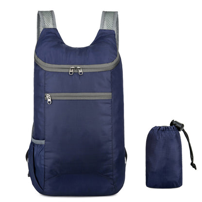 Faltbarer Rucksack ultraleicht – 20 L, Nylon, für Wandern, Reisen & Sport