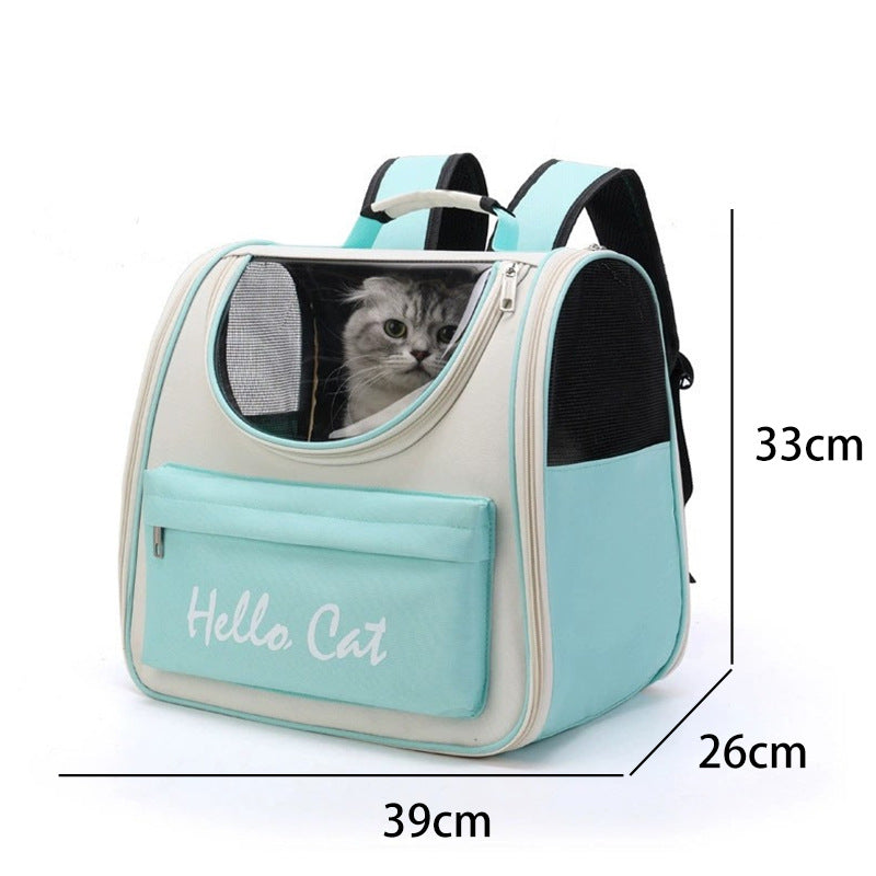 Transportrucksack für Hunde und Katzen, Leinwand
