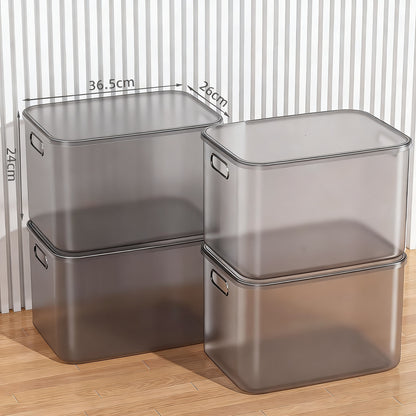 Transparente Aufbewahrungsbox aus Kunststoff