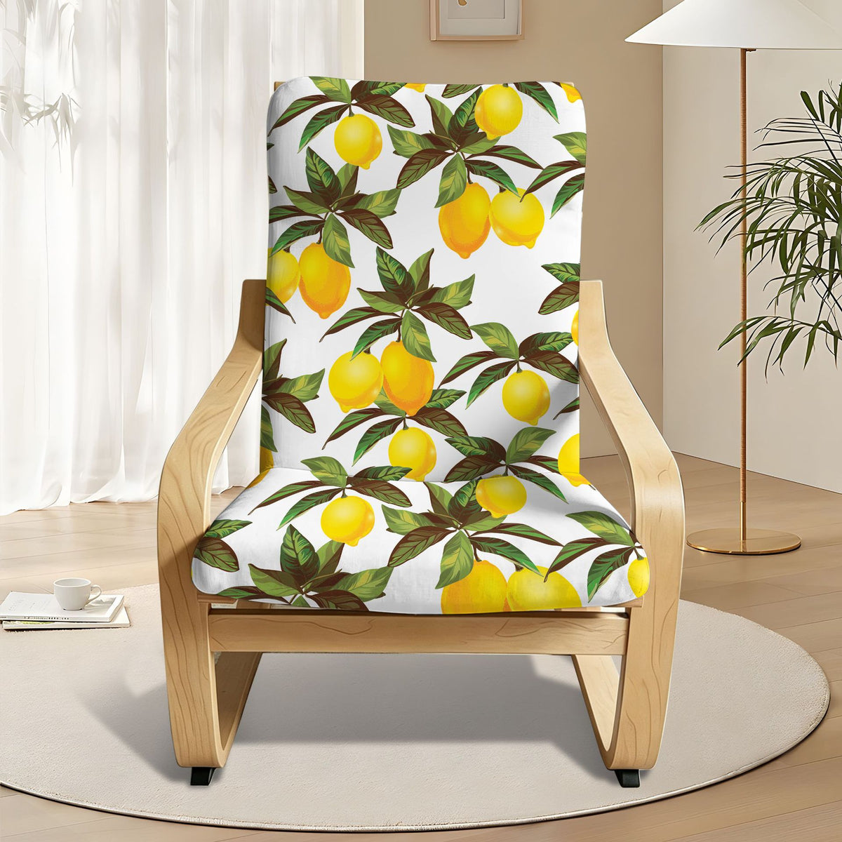 Schaukelstuhl-Auflage, rutschfest und kratzfest