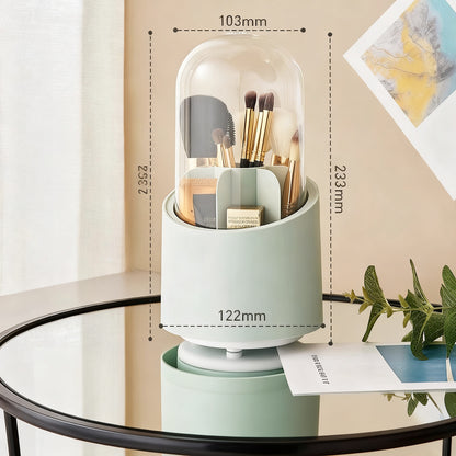 Drehbarer Kosmetik-Organizer mit Deckel
