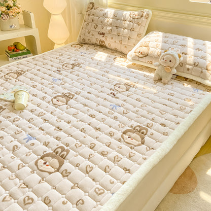 Fleece-Bettauflage, warm und weich
