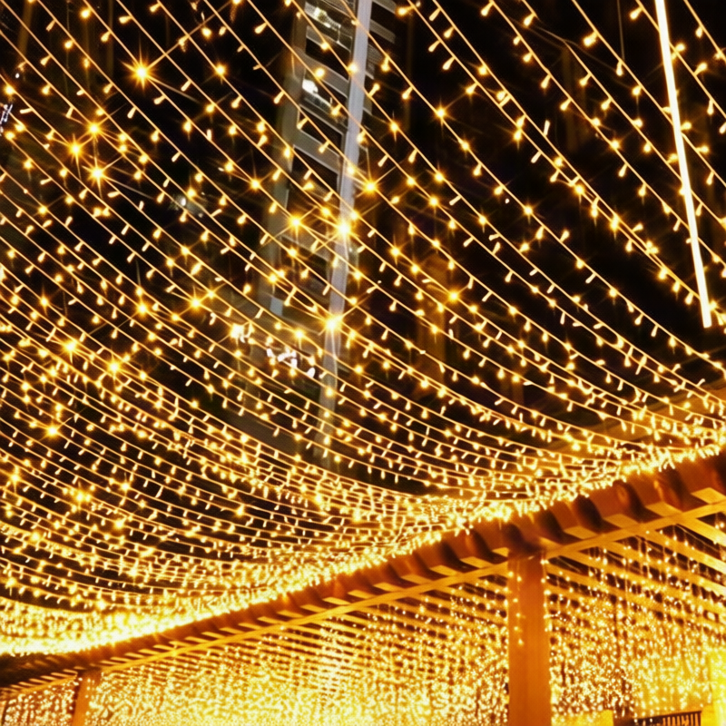 LED-Lichterkette, 10 m, 100 Lichter, USB/Batterie