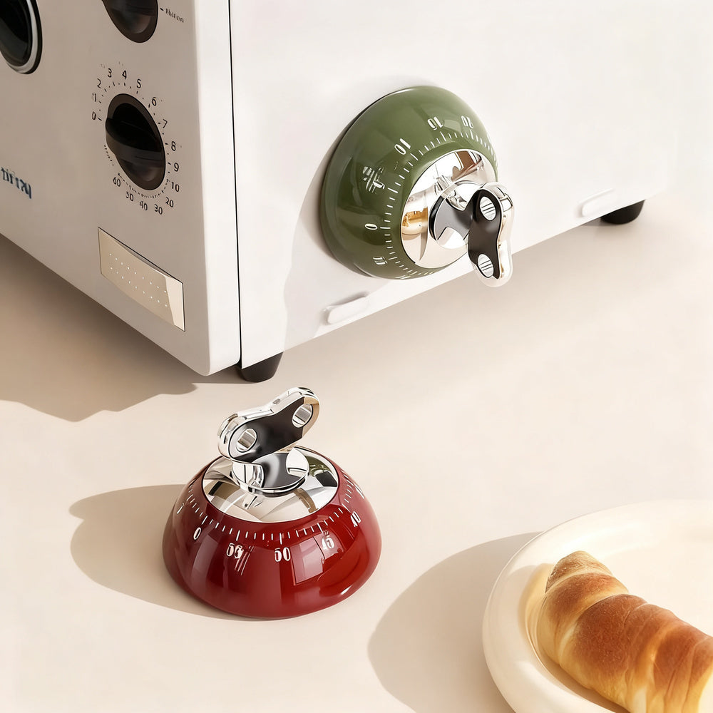 Mechanischer Küchen-Timer mit Magnethalter