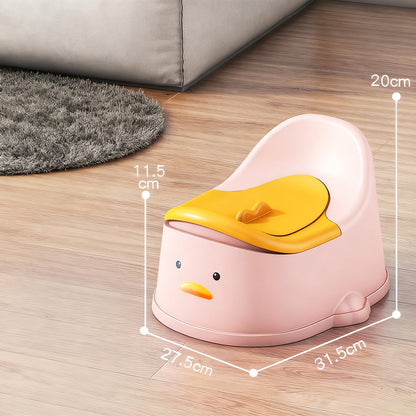 Kindersitz mit Rückenlehne für die Toilette