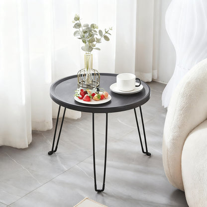 Klappbarer Beistelltisch, rund, Ø 45,5 × 40 cm, Modell H-262