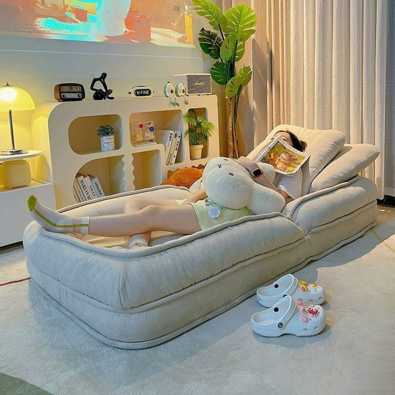 Klappsofa aus Kordstoff, Einzelsitz