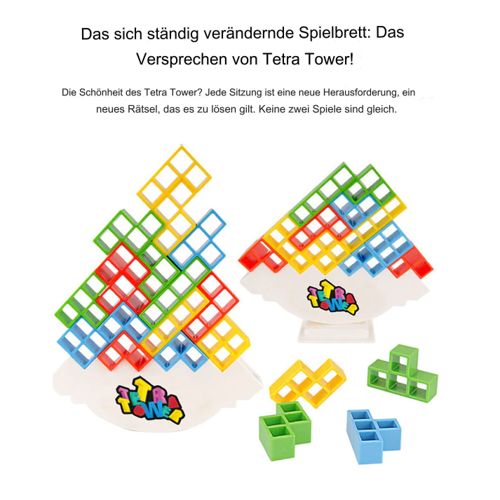 Tetra Tower Stacking Spiel | Brehn
