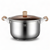 Edelstahl-Kochtopf 20 cm, 1,1–2 L, Modell HD190912