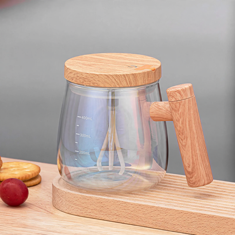 Elektrischer Rührmischer aus Glas, 400 ml, tragbar