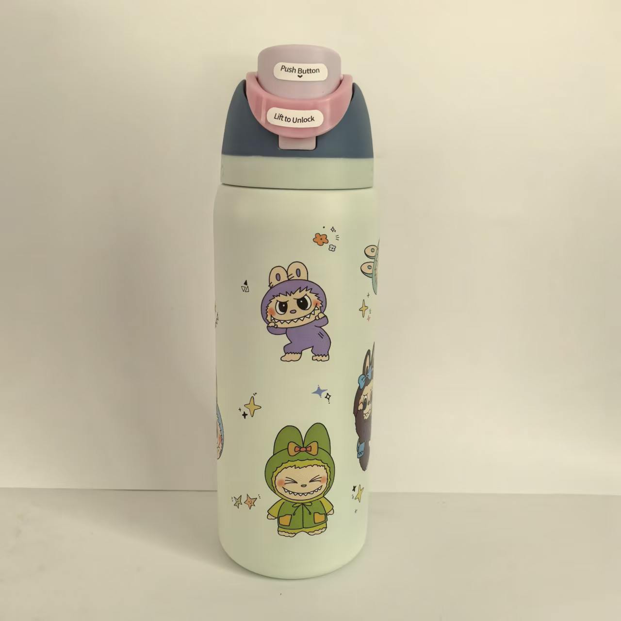 Edelstahl-Trinkflasche, 32 oz, mit Doppeldeckel