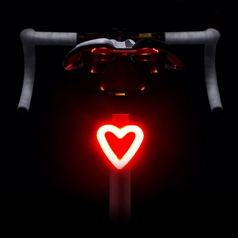 Fahrrad-Rücklicht mit Fließlicht-Effekt, USB-C