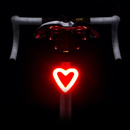 Fahrrad-Rücklicht mit Fließlicht-Effekt, USB-C