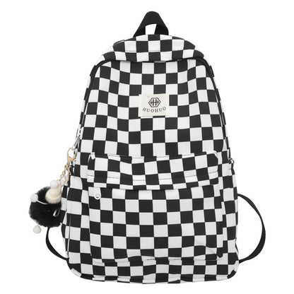 Rucksack mit Buchstabenmuster, 20–35 L