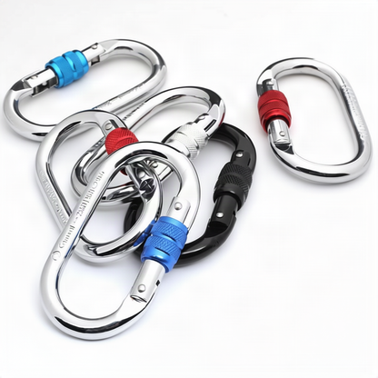 Stahlkarabiner für Klettern, 25 KN
