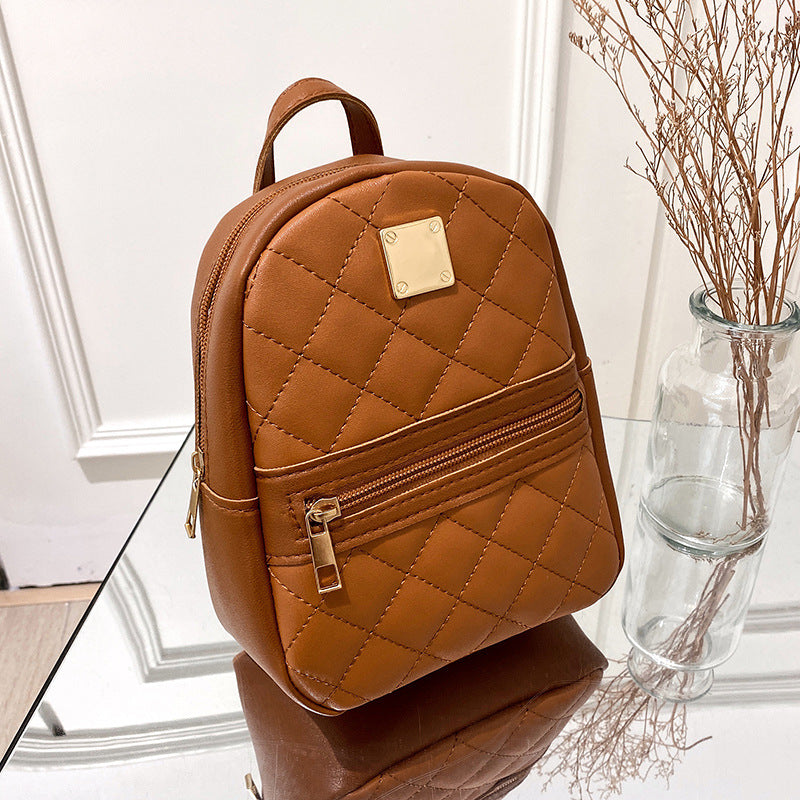 Stickerei-Rucksack für Damen, PU-Material