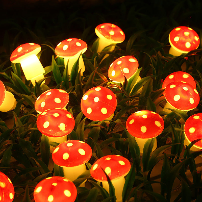 LED-Pilzlichterkette, 1,5 m bis 6 m