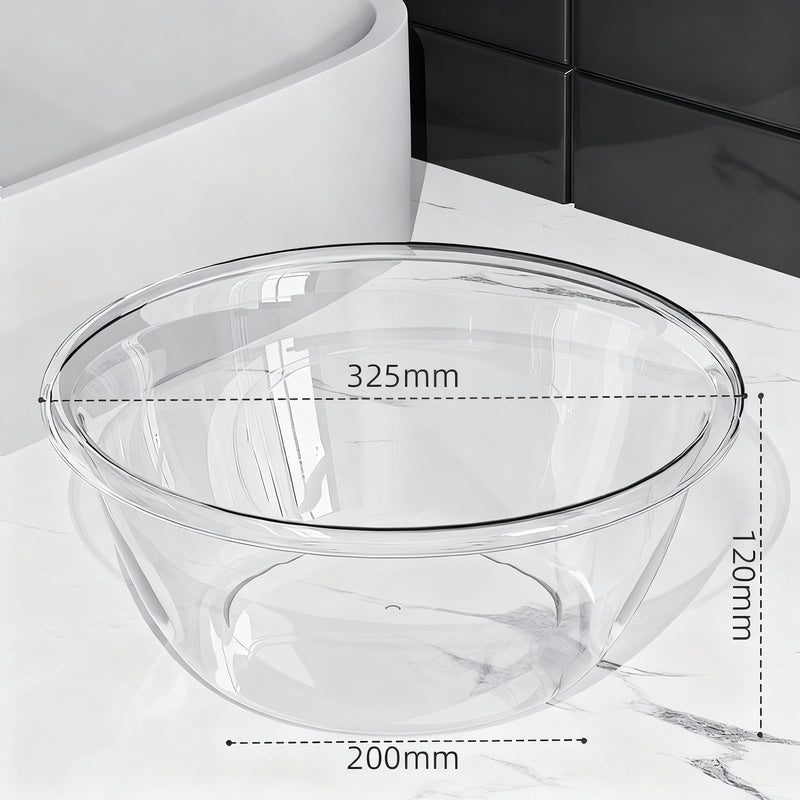 Kunststoff-Waschbecken, transparent, robust