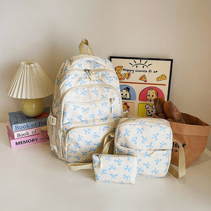Drei-teiliges Rucksack-Set aus Nylon, groß und vielseitig