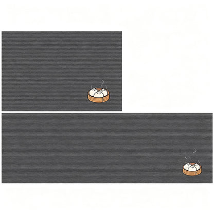 Küchenmat aus Kieselgur, Cartoon-Design