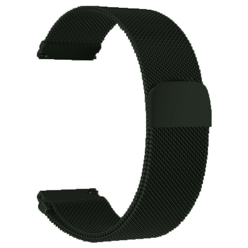 Schwarzes Luxusarmband für Ultradünn Smartwatch