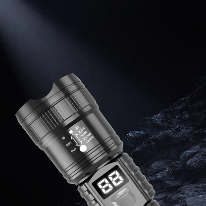 Aufladbare LED-Taschenlampe, Modell 6607