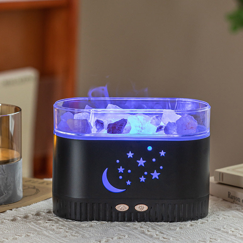 Kristallsalz-Diffuser mit LED-Licht und Befeuchtung