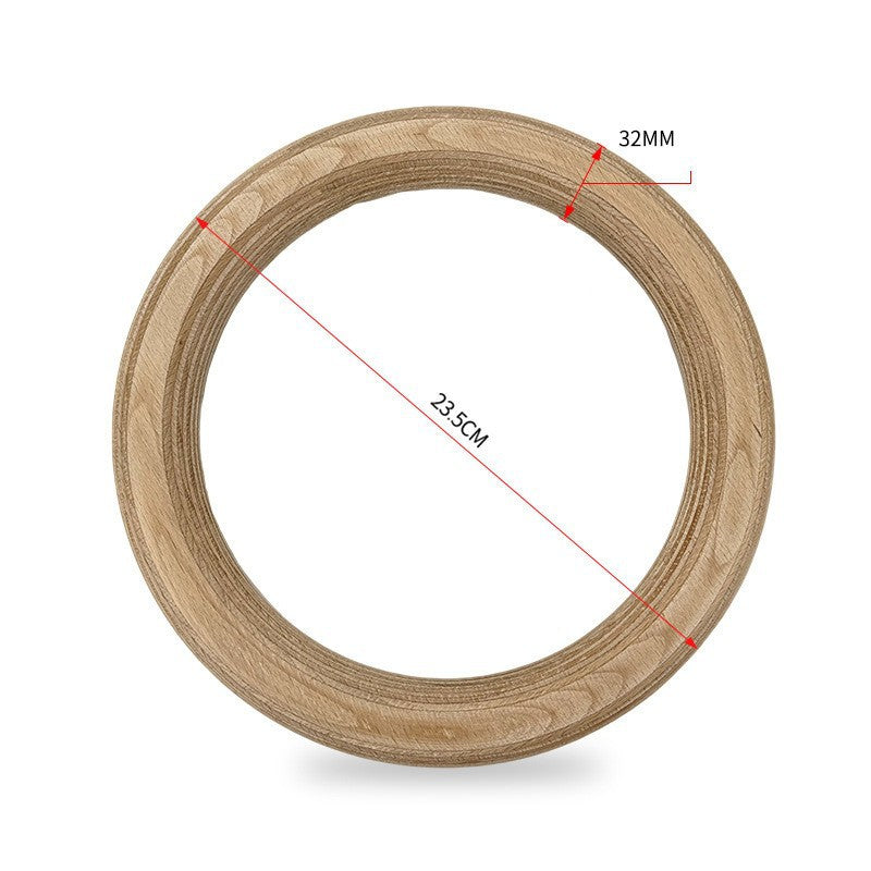 Holz-Turnringe mit Gurt