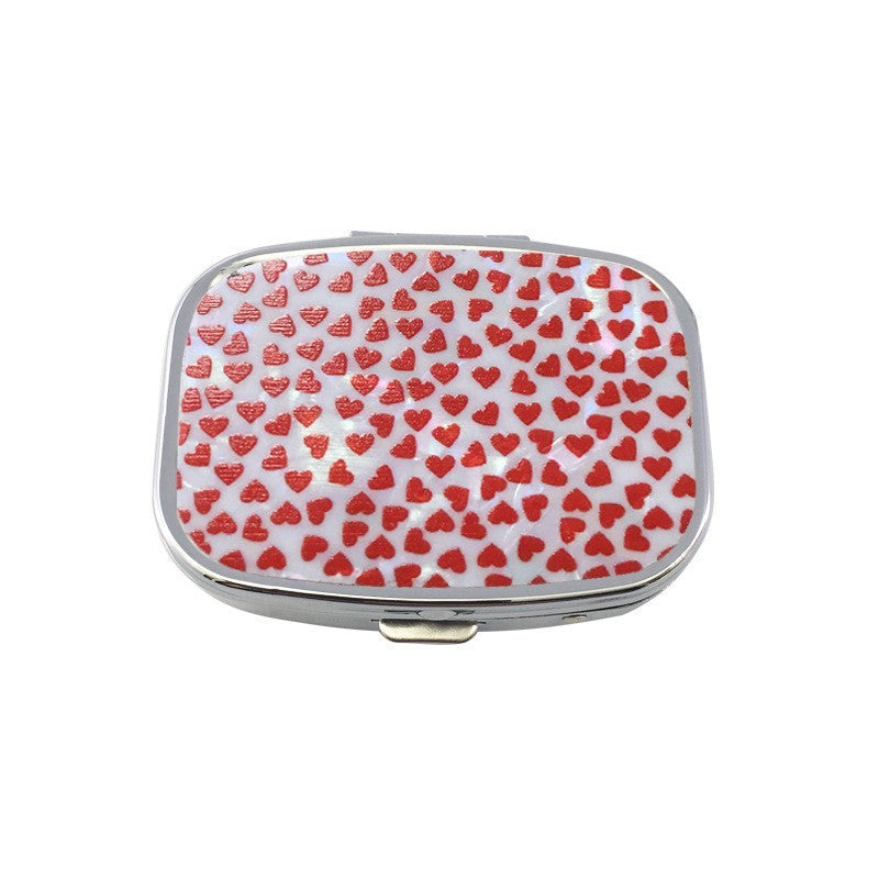 Pillendose mit Fächern, tragbar