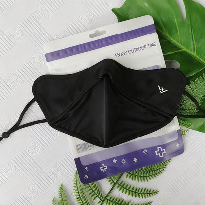 UV-Schutz-Gesichtsmaske mit Ohrschlaufen und Nackenschutz