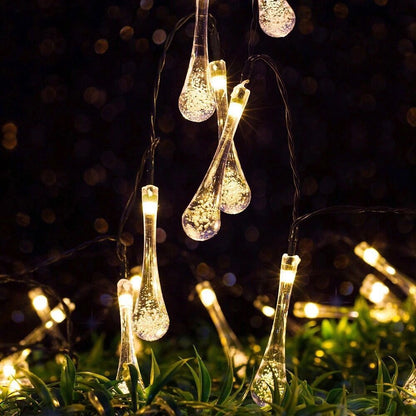 Solar-Lichterkette mit Sternen und Kugeln, 3,5 m
