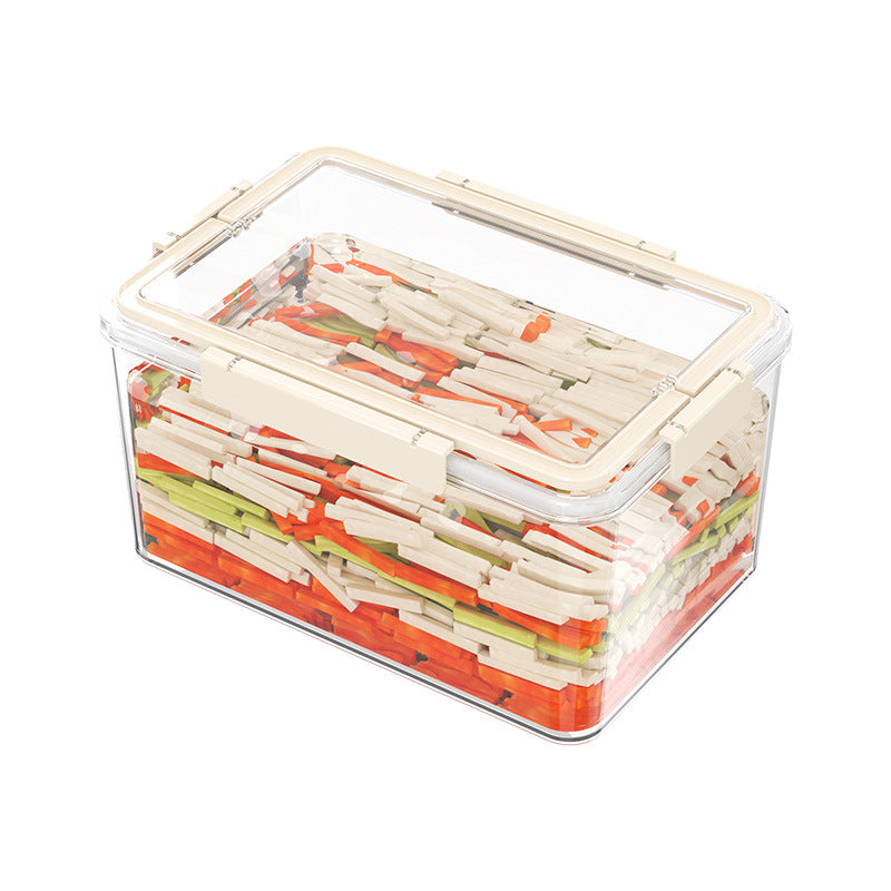 Luftdichte Frischebox aus Kunststoff, rechteckig