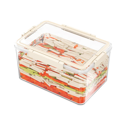 Luftdichte Frischebox aus Kunststoff, rechteckig
