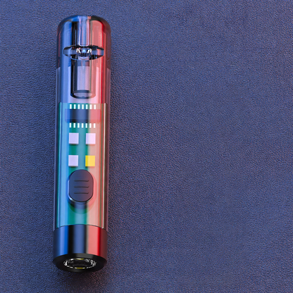 Mini-LED-Taschenlampe mit Pfeife und USB-Ladung