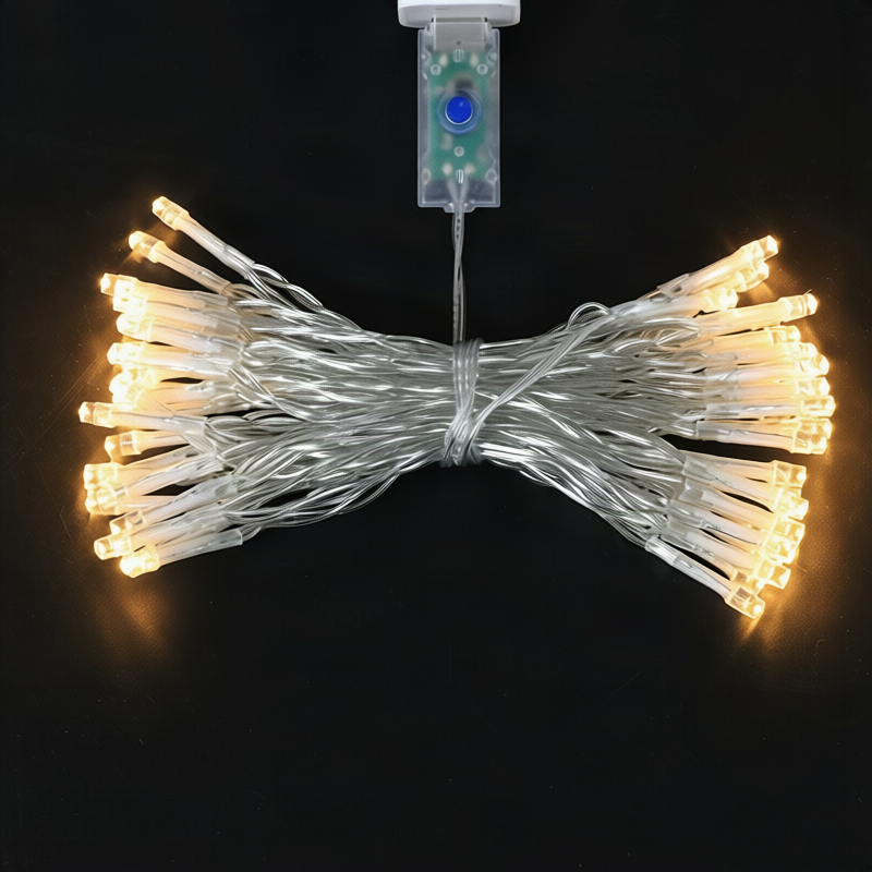 LED-Lichterkette mit Knopfzellenbatterie, 1–3 m