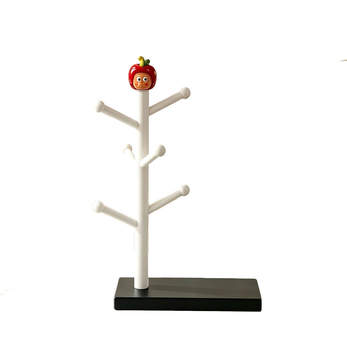 Apfel-Figuren Tassenständer mit Abtropfschale