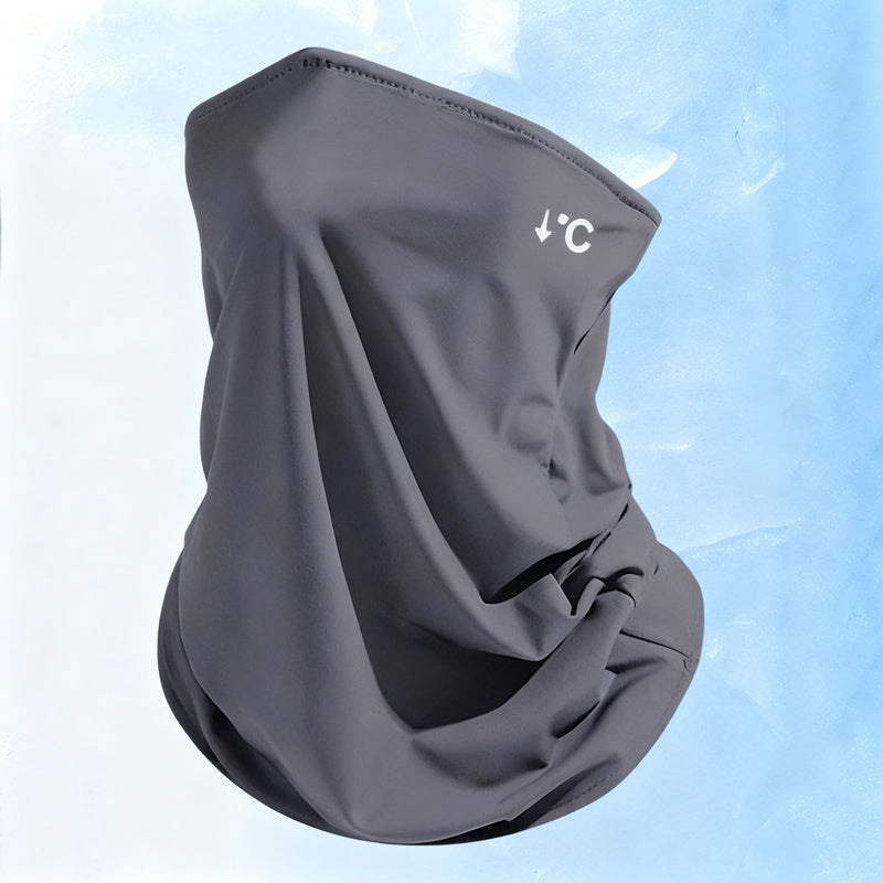 UV-Schutz-Gesichtsmaske mit Ohrschlaufen und Nackenschutz