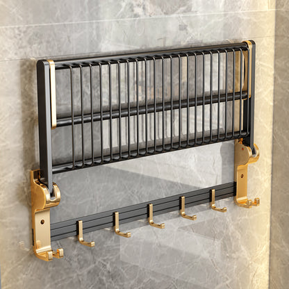 Badezimmer-Regal, Aluminium, dreieckig, ohne Bohren