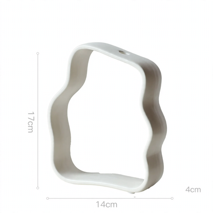 Geometrische Keramik-Vase, nordisches Design