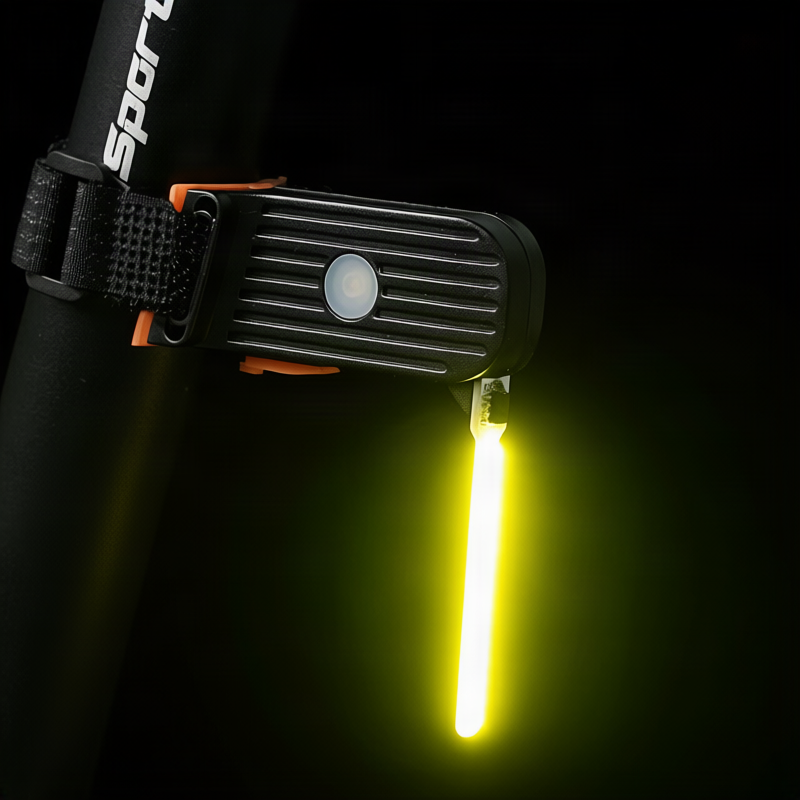 Fahrrad-Rücklicht mit Fließlicht-Effekt, USB-C
