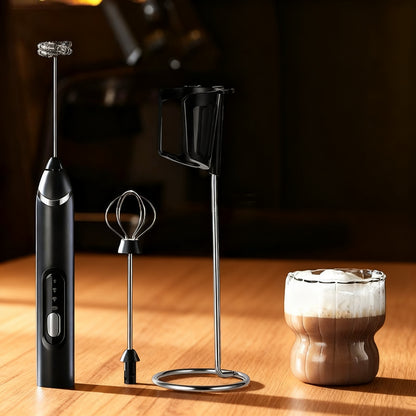 Elektrischer Milchaufschäumer, USB-C, mehrere Funktionen