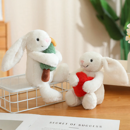 Plüsch-Hase mit Herz, Kuscheltier