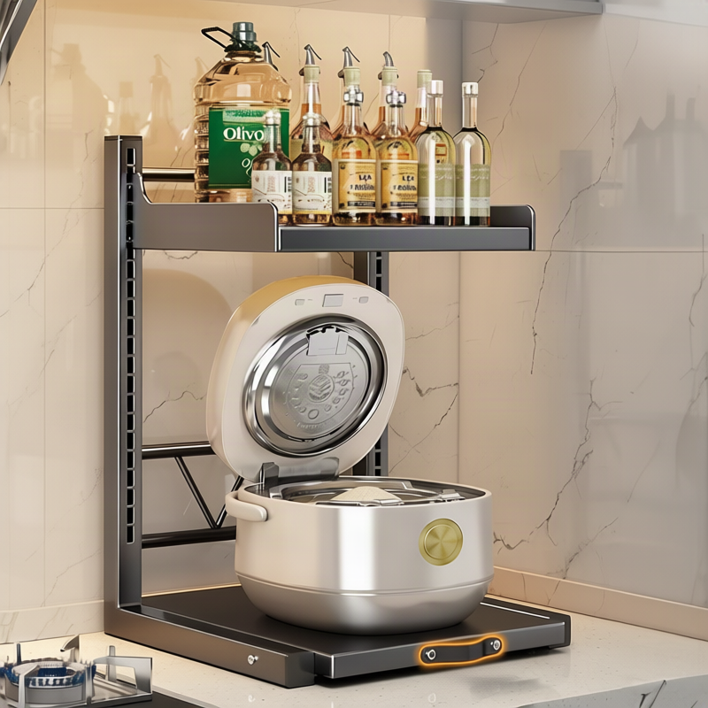 Verstellbares Arbeitsplatz-Regal aus Metall